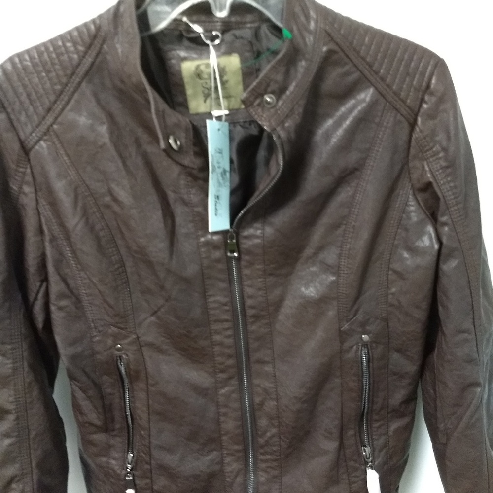 Ladies leather jacket